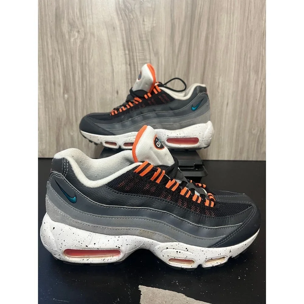 Nike Air Max 95 Recraft Shoes  US 6.5Y White Orange Gray CJ3906-008 Sneakers